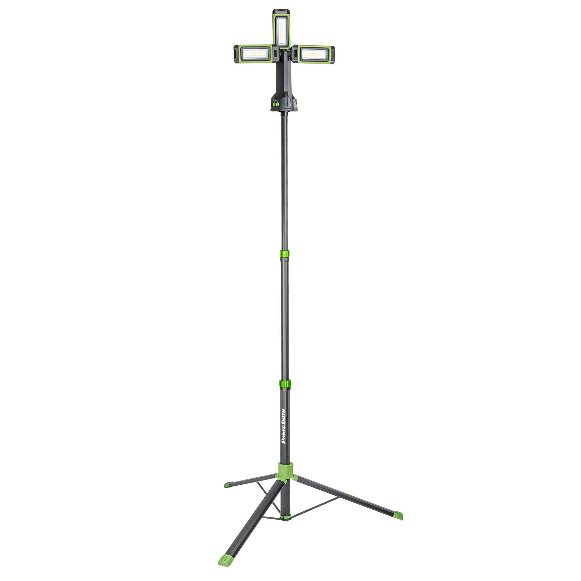 PowerSmith Rechargeable Tripod Light — 4500 Lumens, 72in. Height, Magnetic Base, Model# PWLR045T
